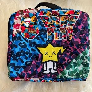 Bape Play Insulated Lunch Bag Cooler Tote Drink Carrier NWOT Medicomtoy